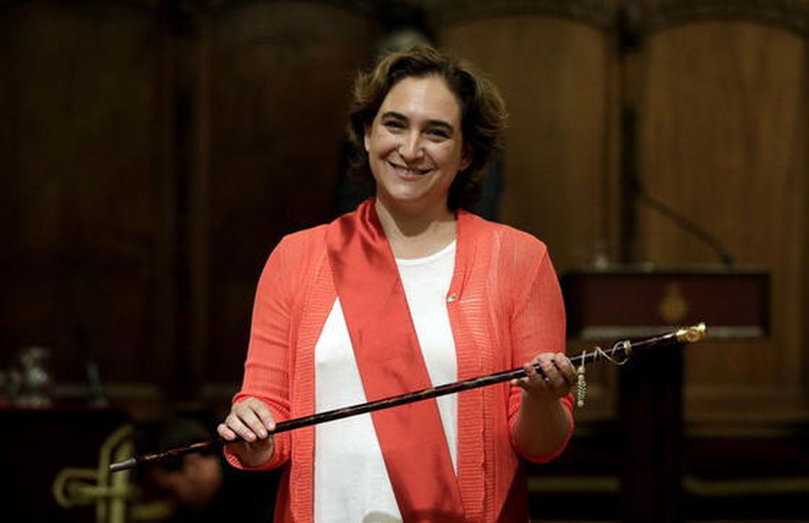 Ada Colau, alcaldesa de Barcelona.  Foto: EFE