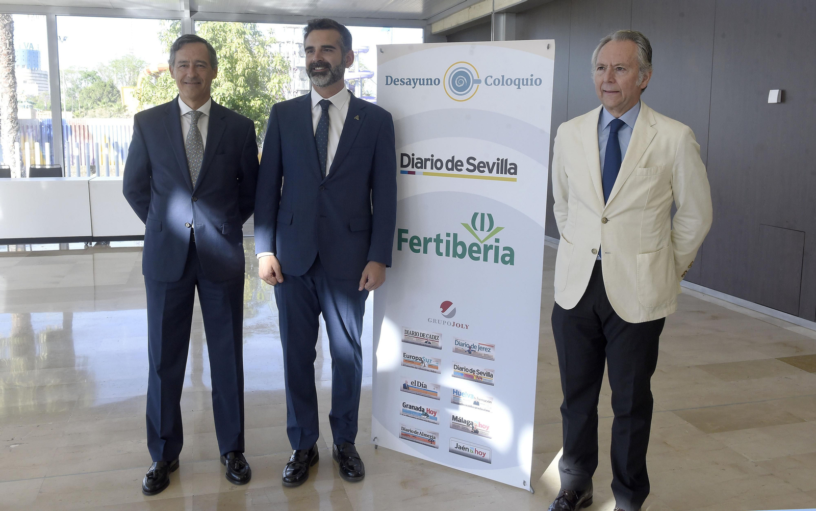 Javier Goñi, Ramón Fernández-Pacheco Monterreal y José Joly
