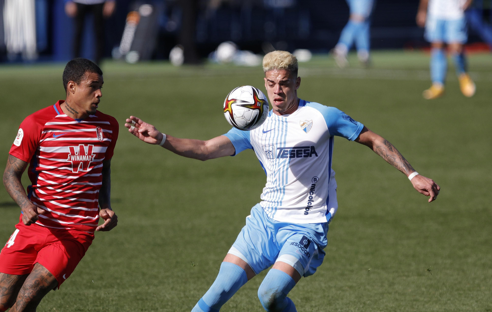 El Málaga CF-Granada, en fotos