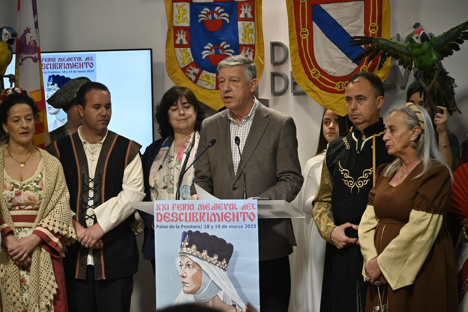 Presentación de la Feria Medieval de Palos en imágenes