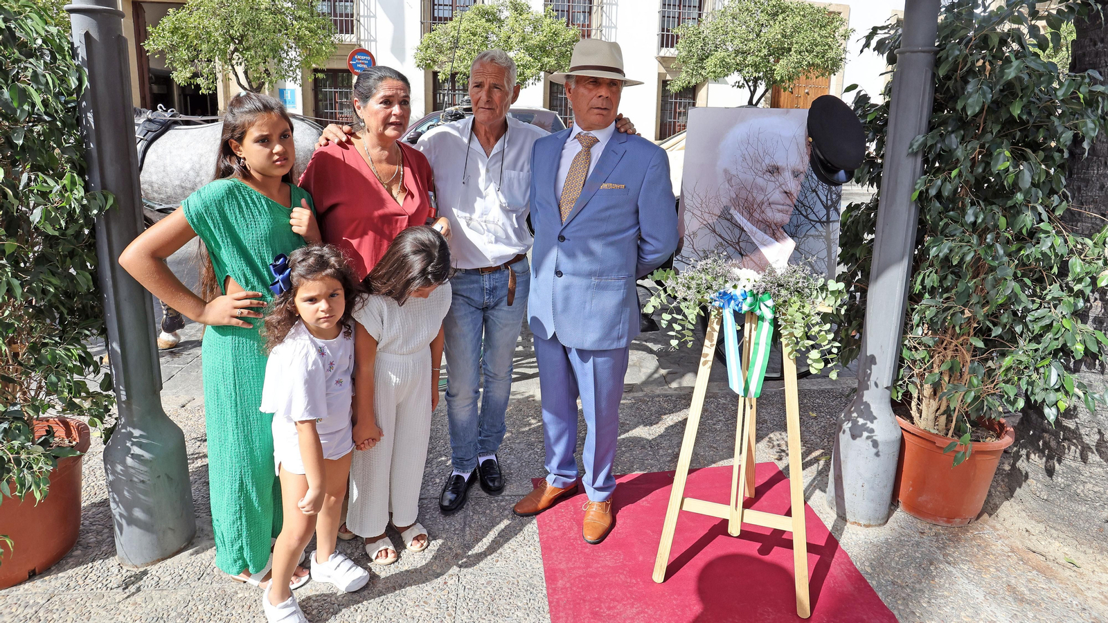 Homenaje al cochero Benito Fernández en Jerez
