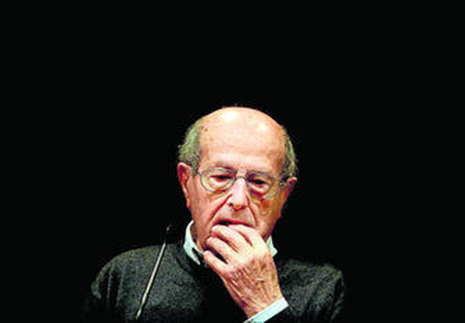Manoel de Oliveira, durante una visita a Barcelona en 2009.
