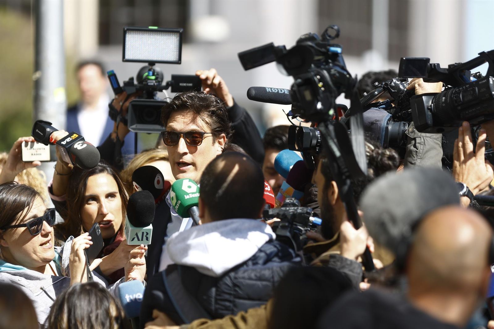 El empresario Luis Medina a su llegada al Juzgado de Instrucción número 47 de Madrid.