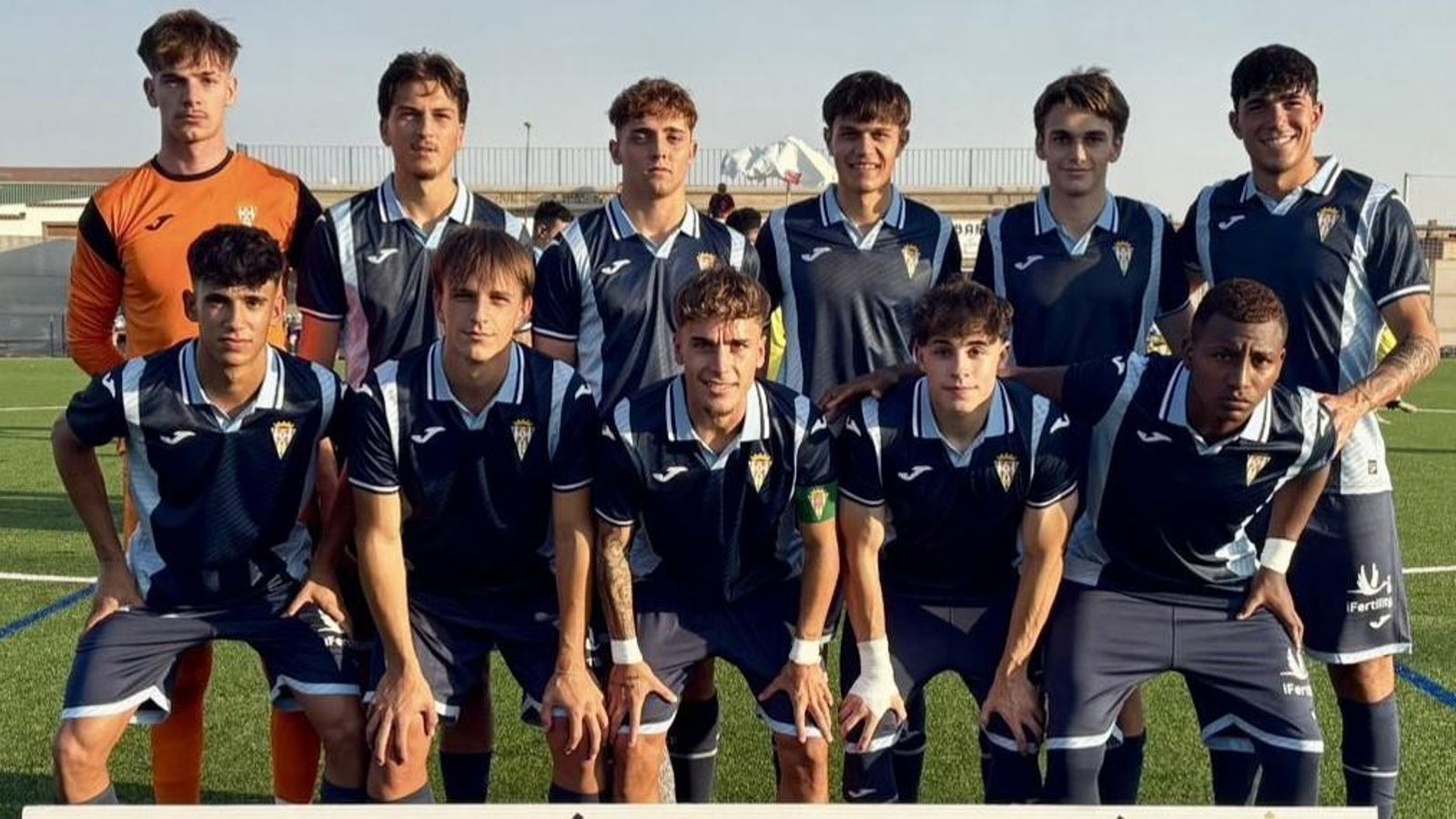 El primer once inicial en la pretemporada del Córdoba B.
