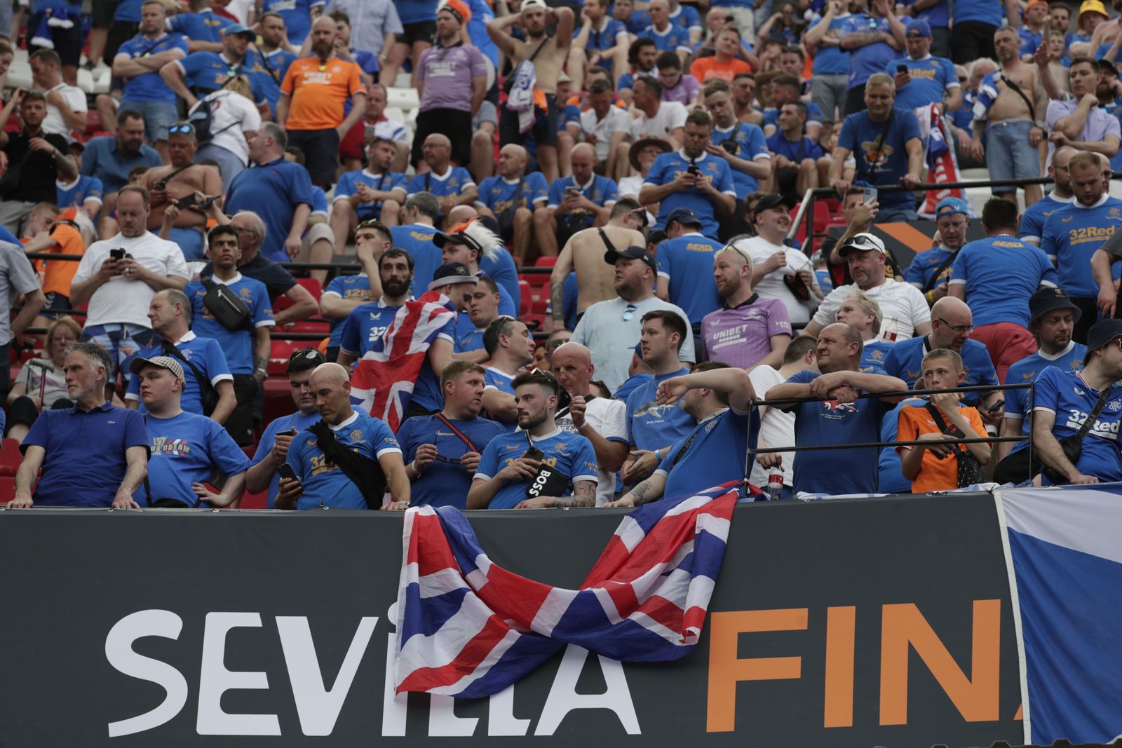 Las fotos del Eintracht-Rangers, la final de la Europa League en Sevilla