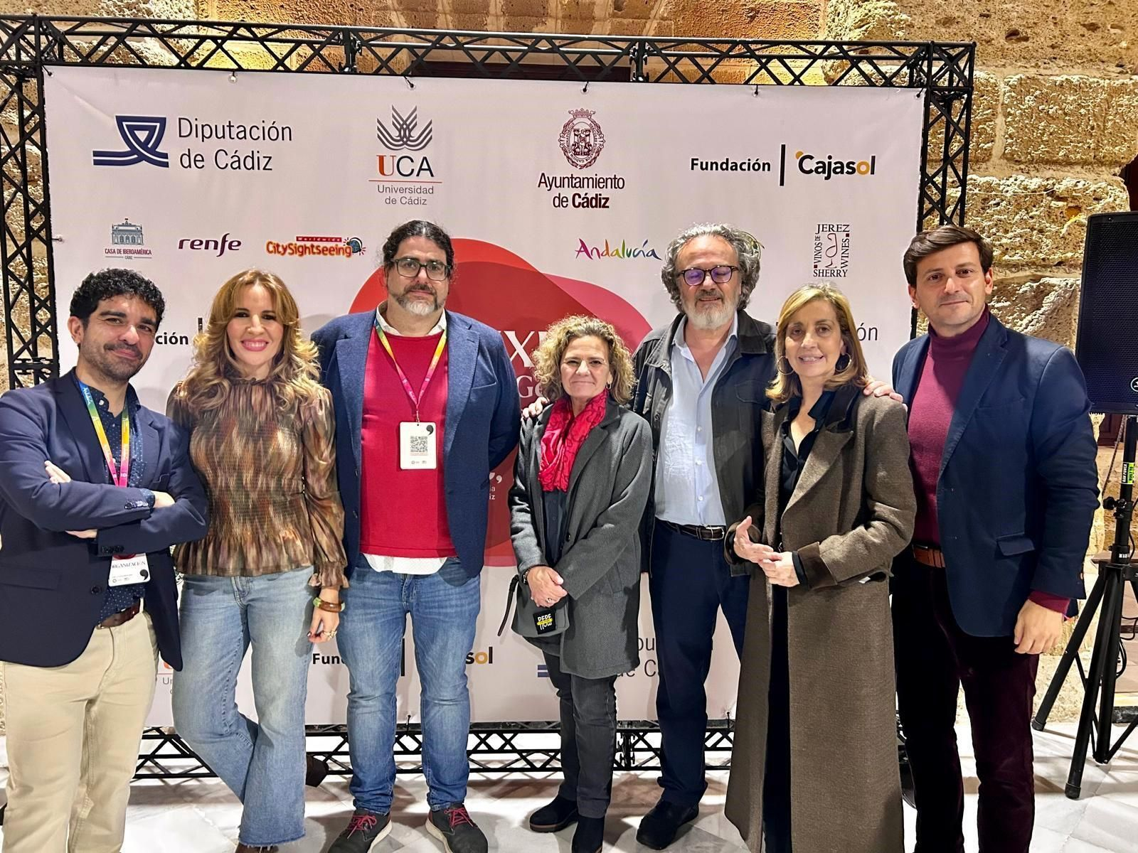 Representantes de la Asociación de la Prensa de Jerez. Representantes de la Asociación de la Prensa de Jerez.