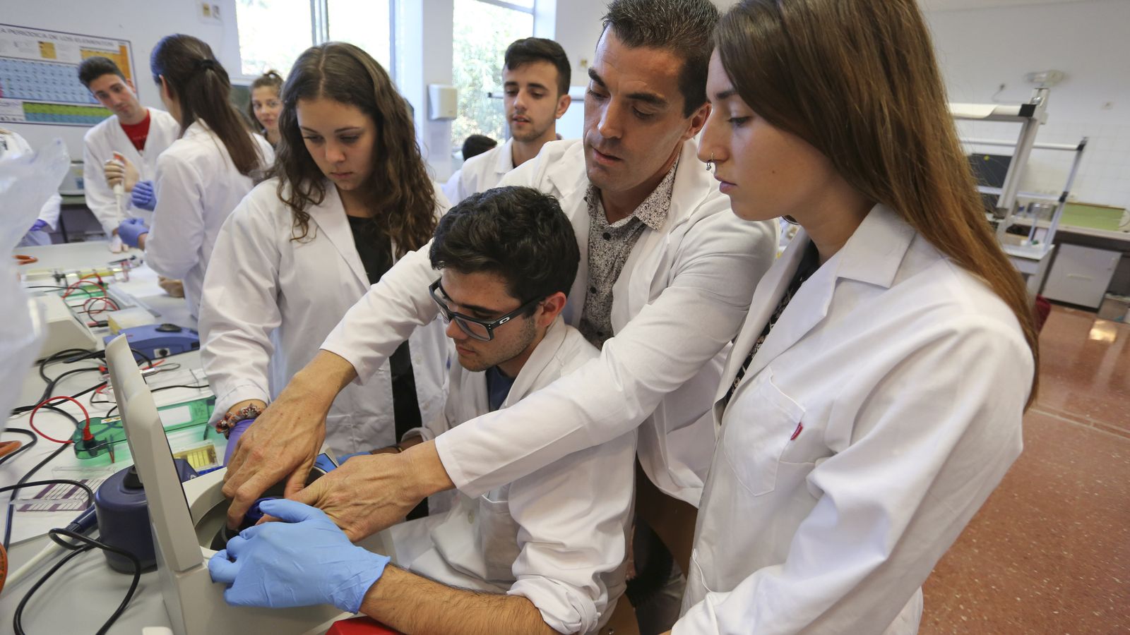 Uno de los ciclos superiores que se imparten en el centro en una imagen del pasado curso.