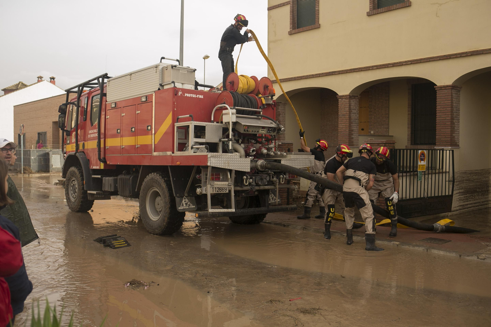 Despliegue del Ejército en la provincia por las inundaciones