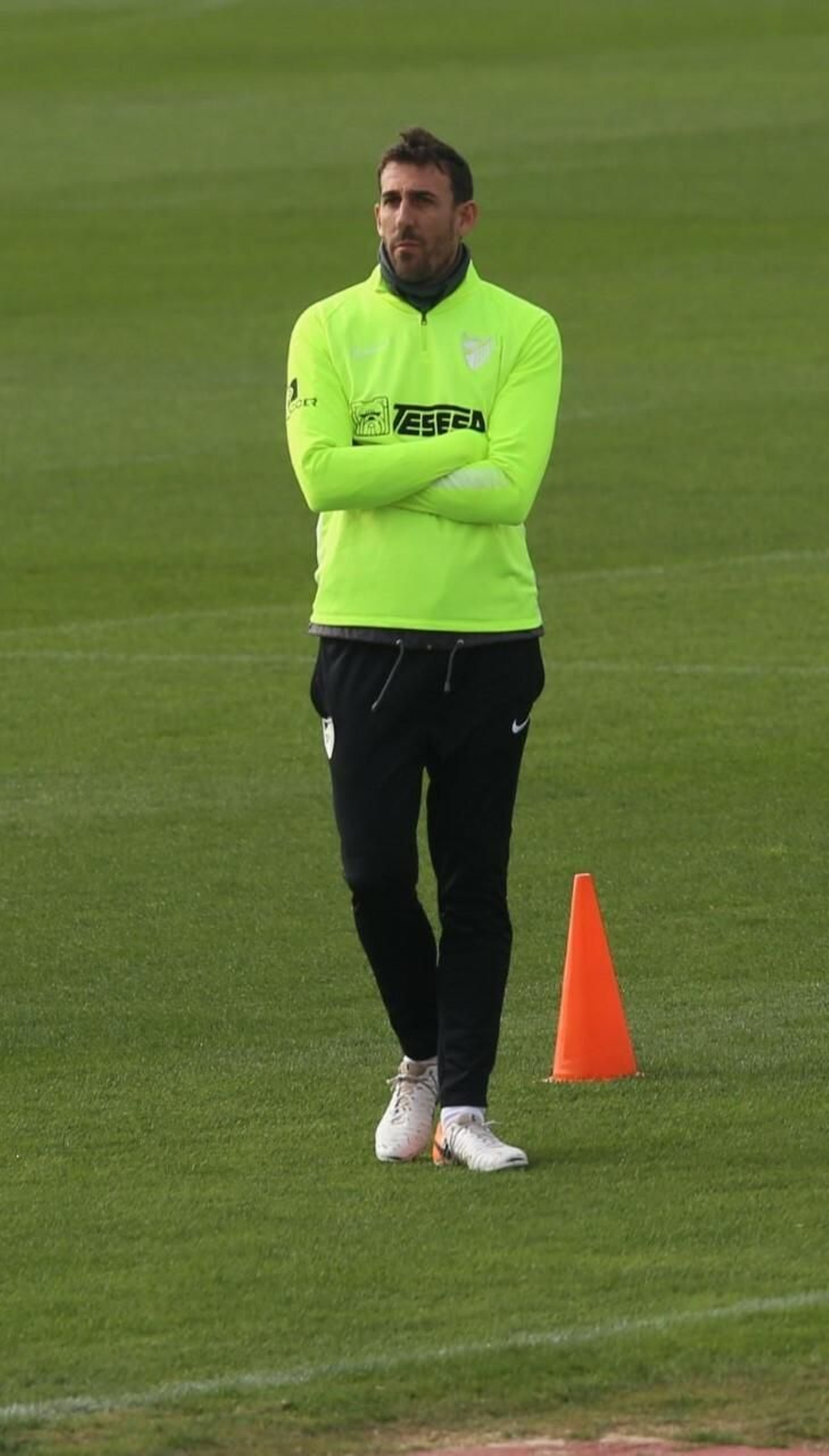 El Málaga se entrena sin Víctor