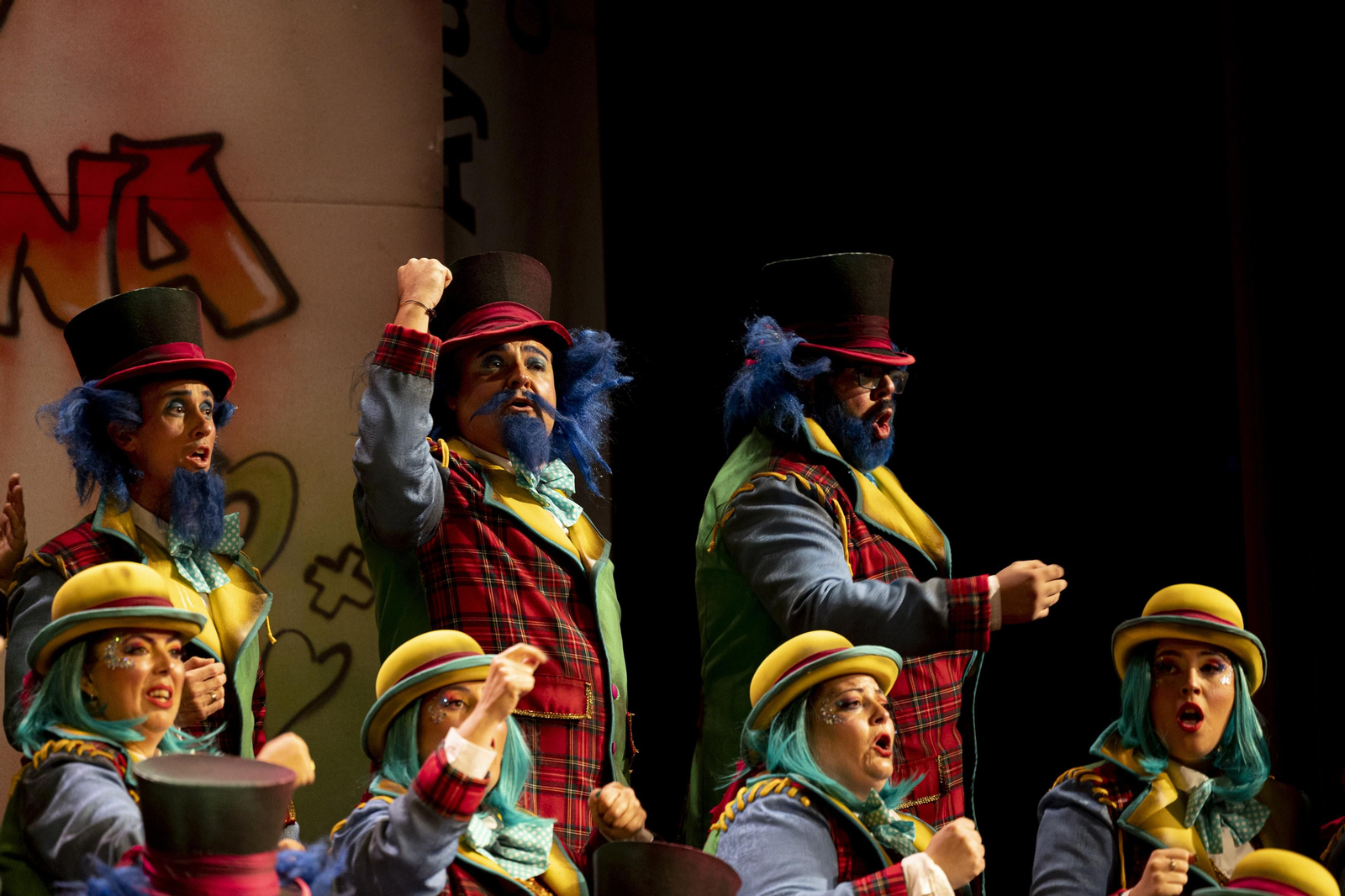 Coro 'Los vitamina'.