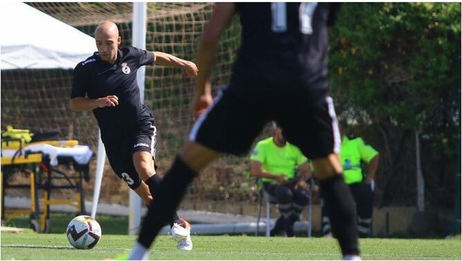 Damjan Gojkov, en un partido de pretemporada