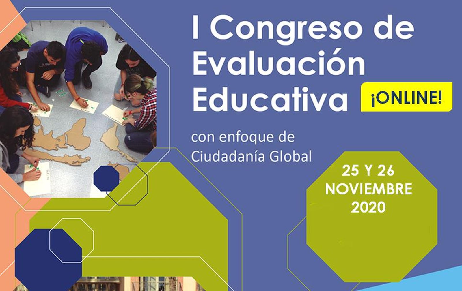 Celebran el I Congreso online de Evaluación Educativa