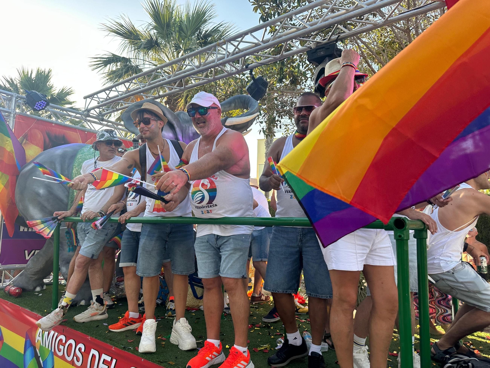 El Gran Desfile del Orgullo de Vera, en imágenes