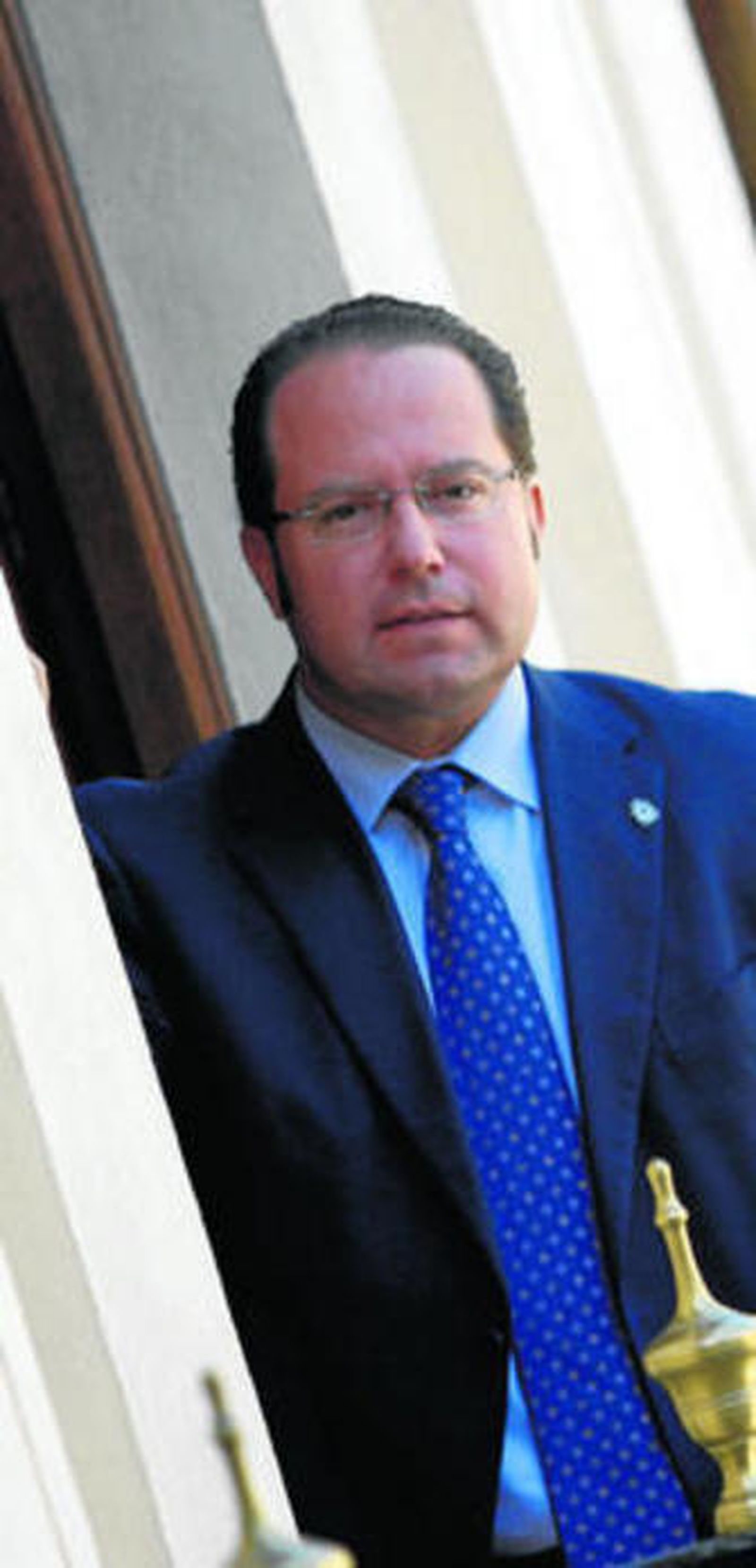 Francisco Ledesma, en el Ayuntamiento.