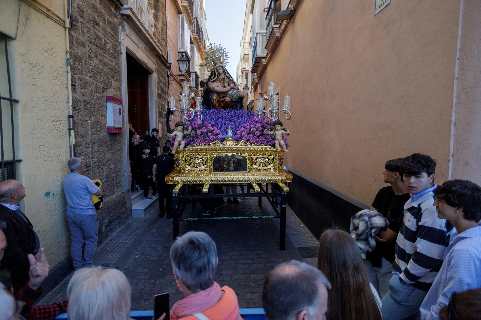 Imágenes de la cofradía del Caminito de la Semana Santa de Cádiz 2023