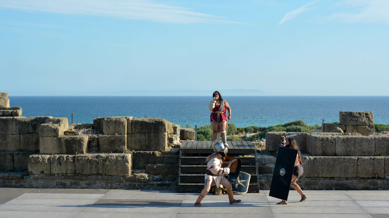 I Jornadas de recreacion historicas  Baelo Romanorum, la Baelo de los romanos.
