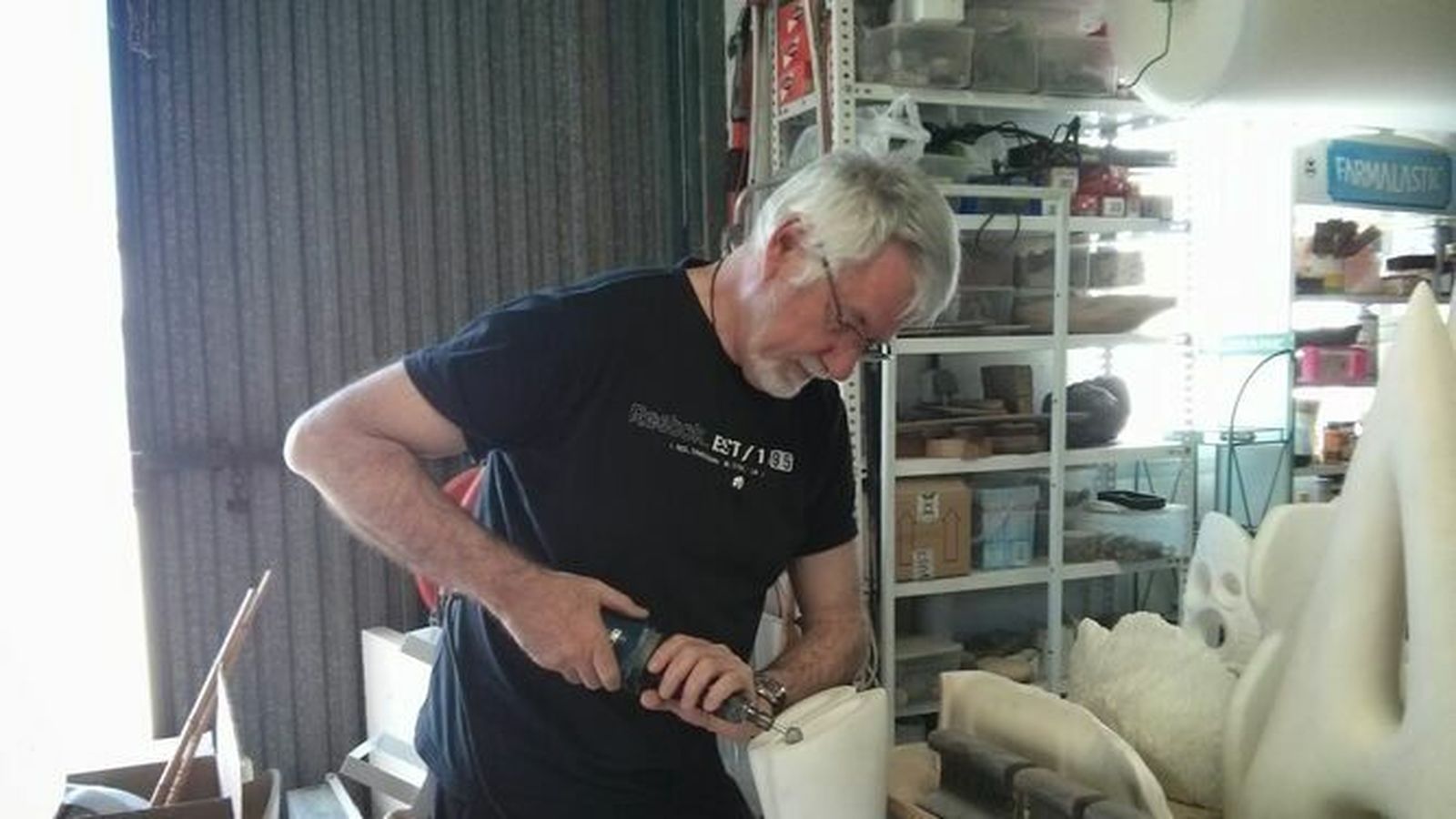 Sylvain Marc, en plena faena