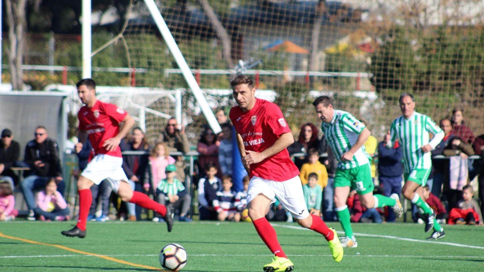 Joaquín, con la camiseta del Racing Club Portuense.