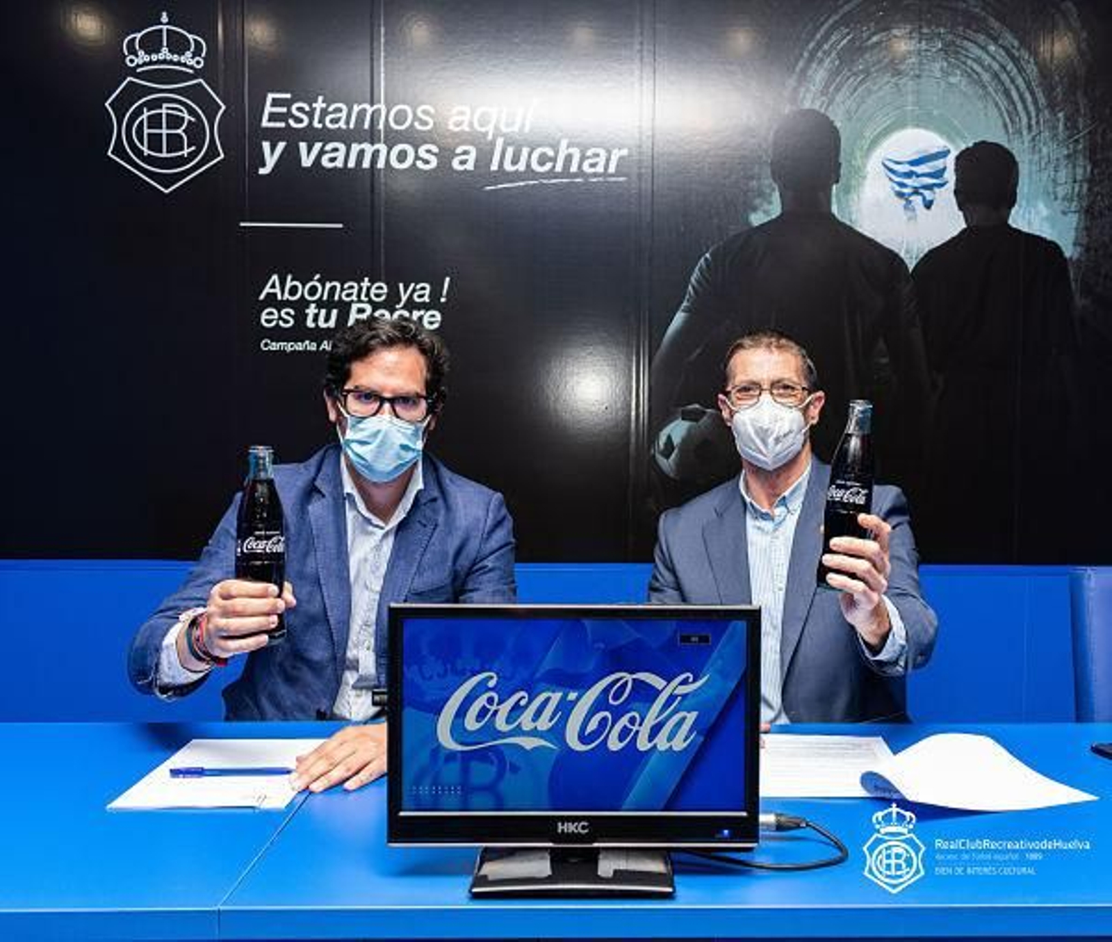 El Recreativo y Coca-Cola seguirán colaborando una campaña más.