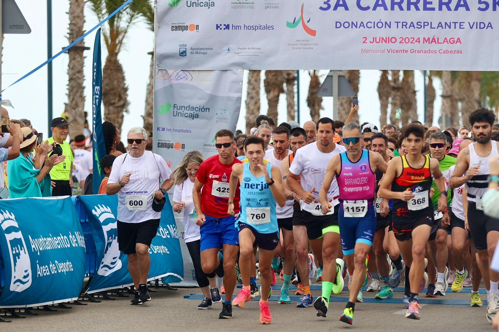 Las fotos de la 3ª carrera solidaria Memorial Vicente Granados en Málaga
