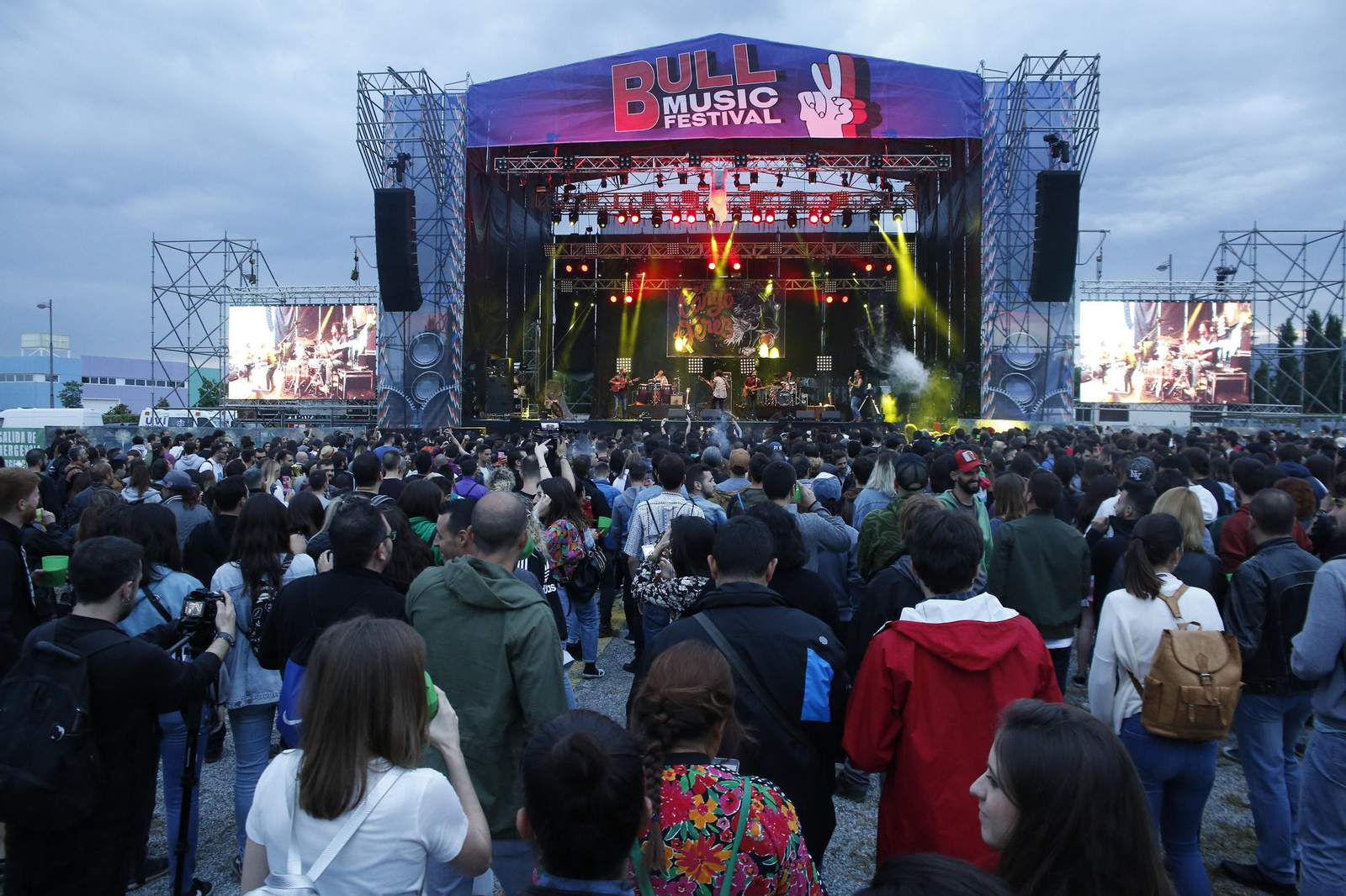 El Canijo de Jerez durante su concierto en el Bull Music Festival.