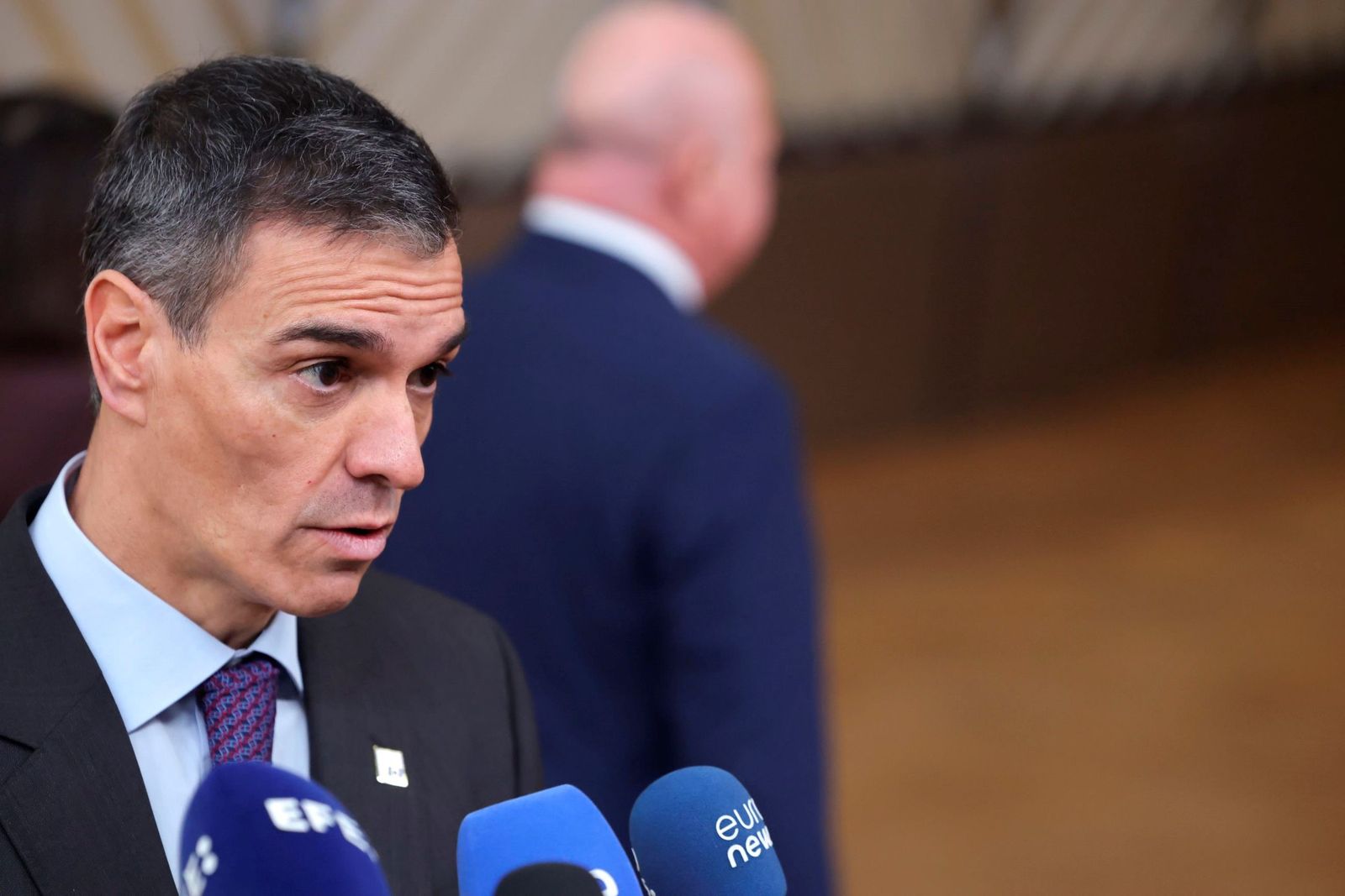 El presidente del Gobierno, Pedro Sánchez, en la última cumbre europea en Bruselas.