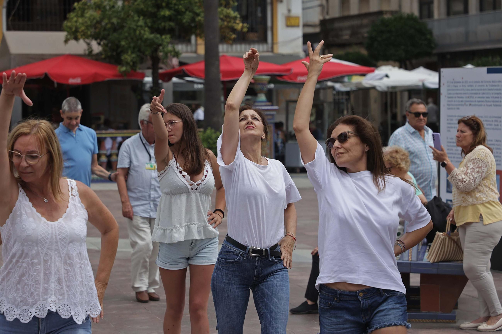 Fotos del flashmob flamenco en la Plaza Alta de Algeciras