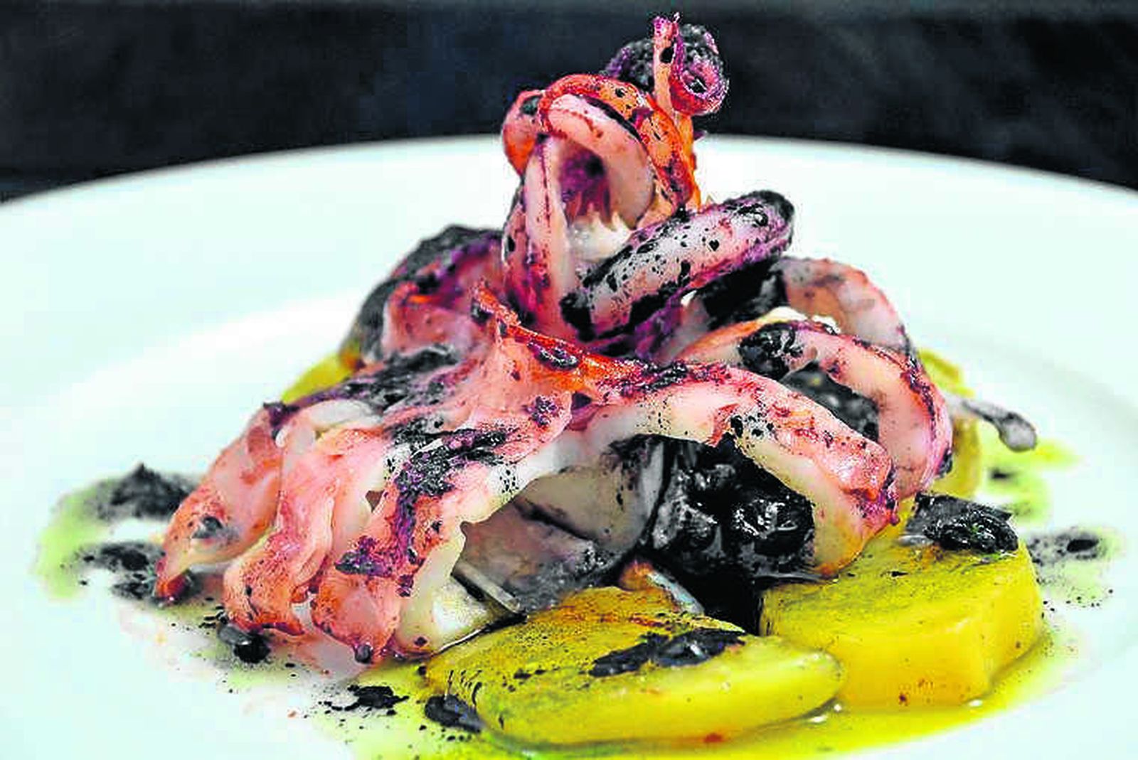 Calamar de potera de la Venta Melchor