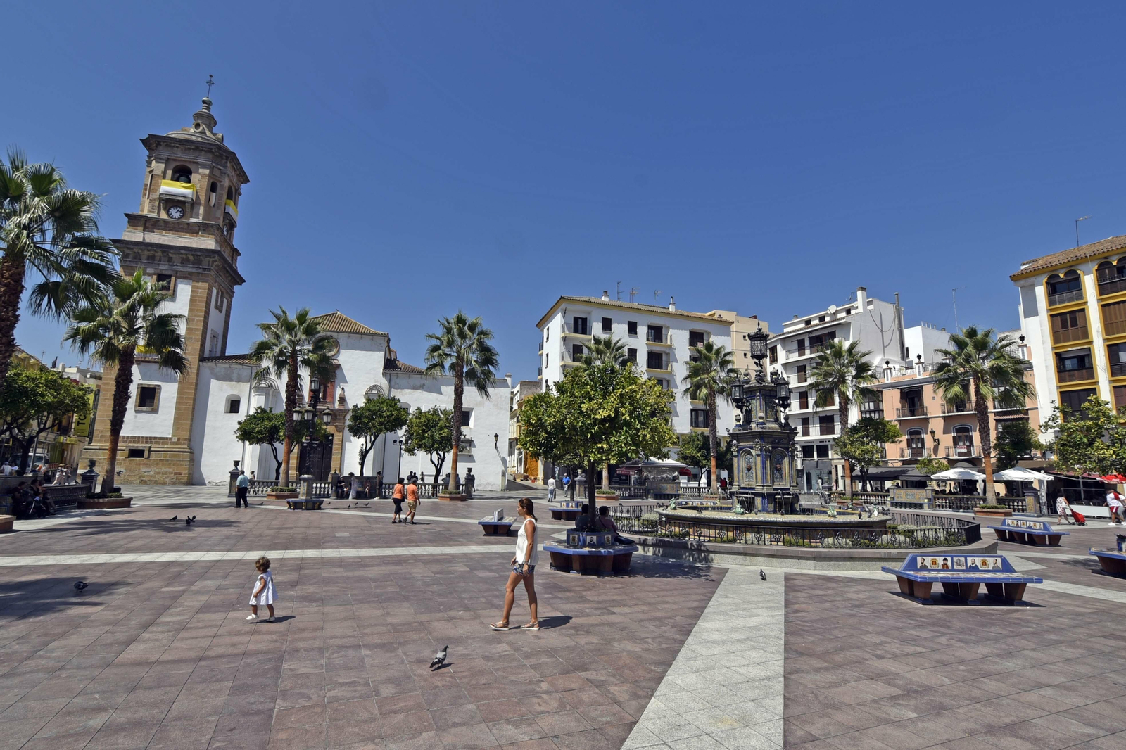 Vista de la Plaza Alta de Algeciras