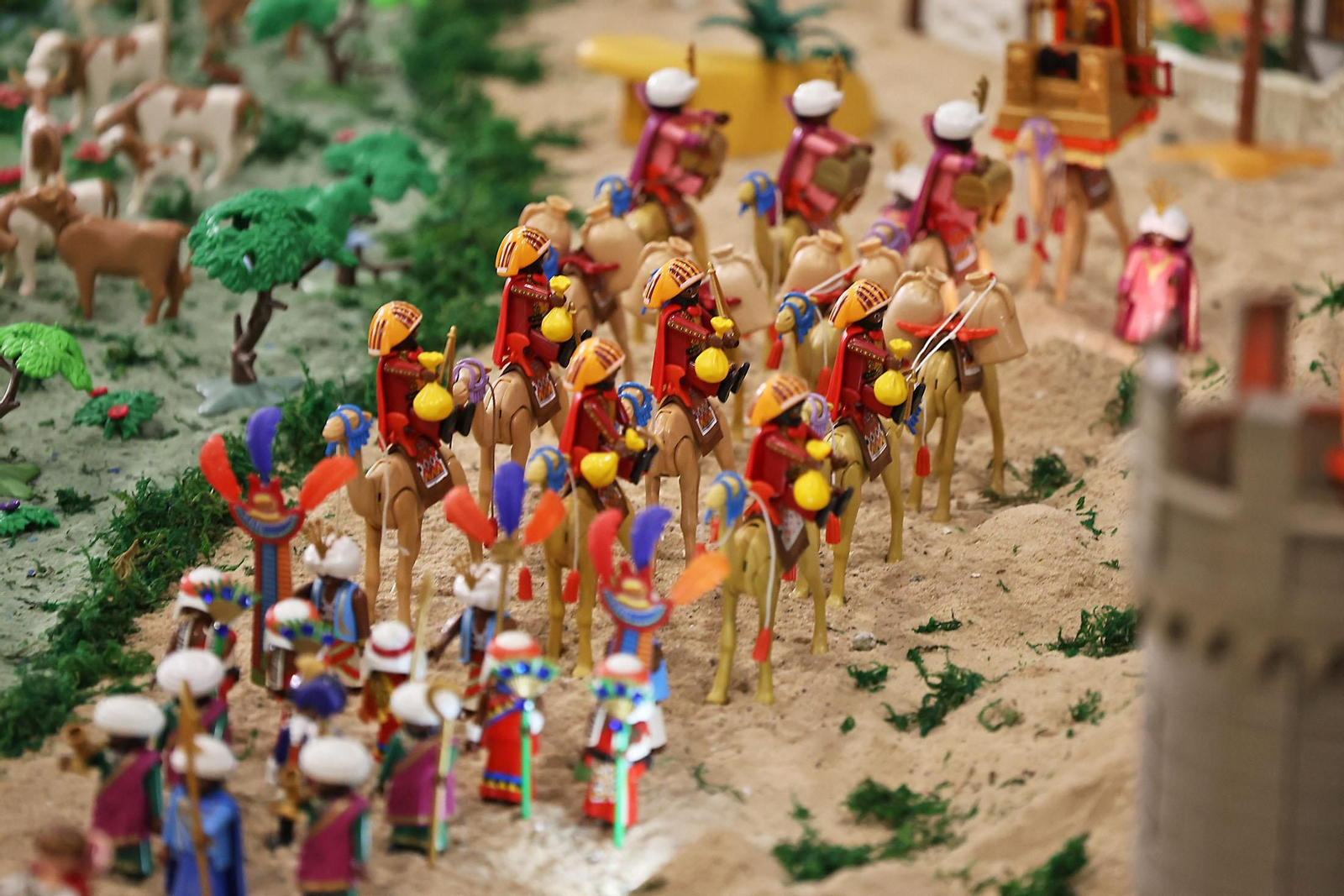 Imágenes del Belén de Playmobil más grande del mundo dedicado al Rocío