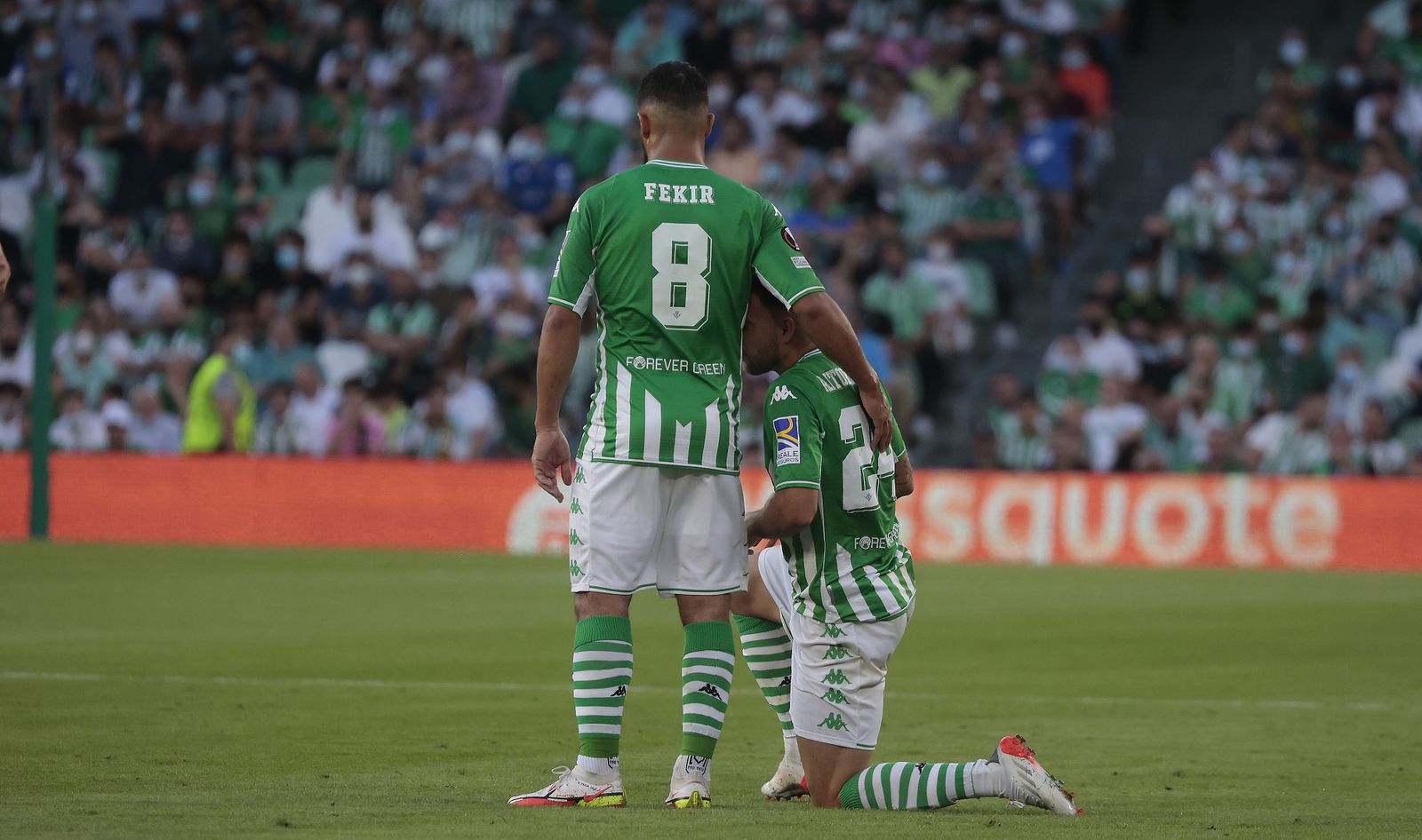 Las imágenes del Betis contra el Bayern Leverkusen