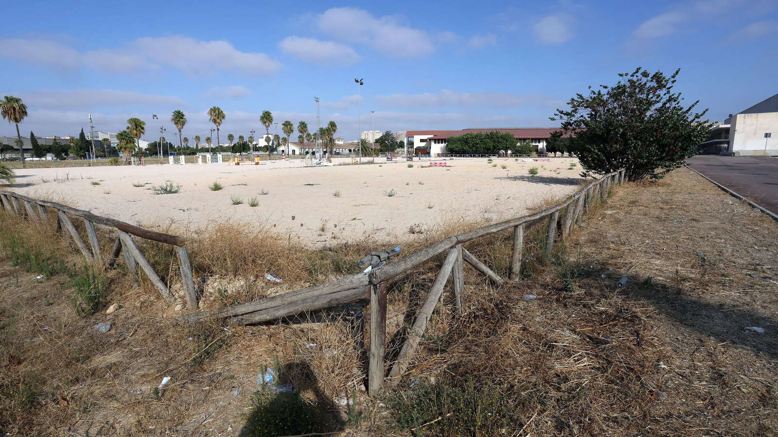 Este es el estado en que se encuentra la Pradera de Chapín en Jerez