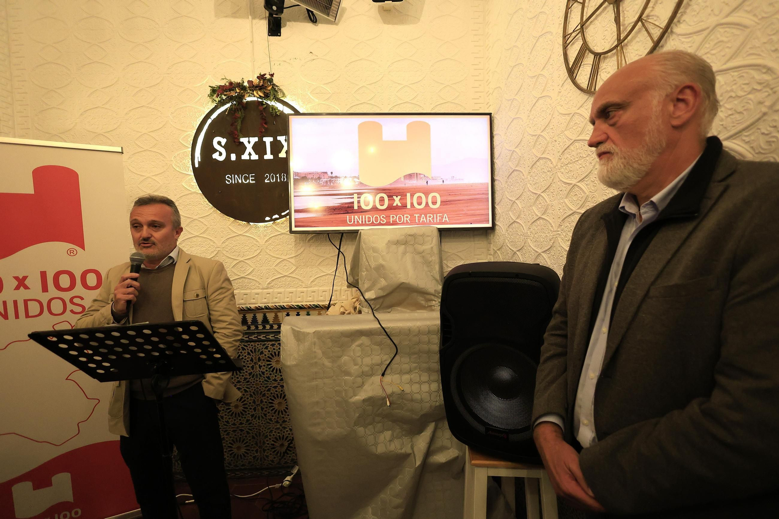 Las fotos de la presentación de 100x100 Unidos por Tarifa