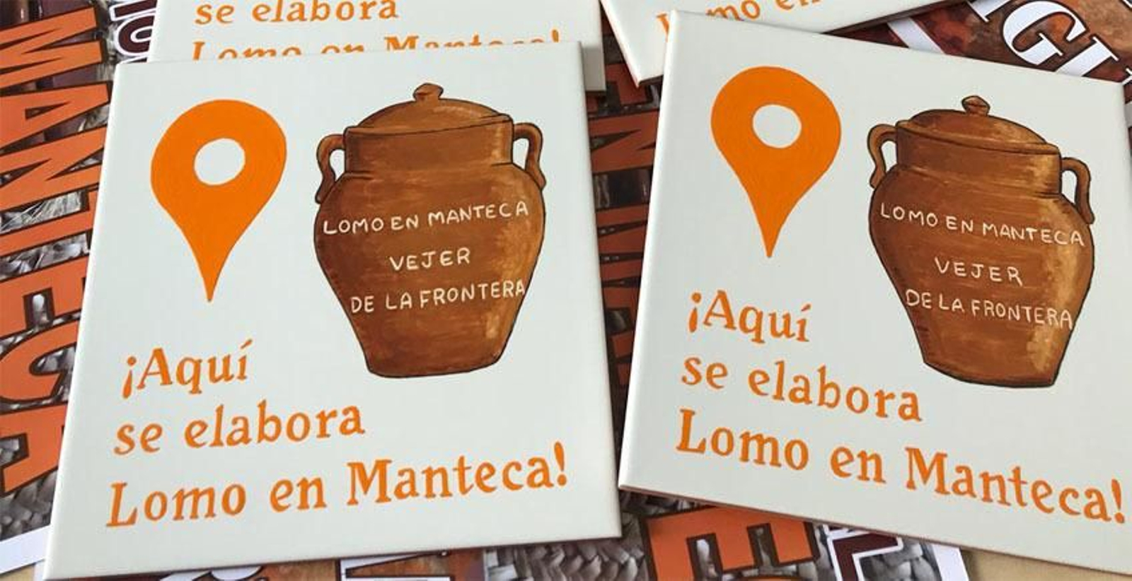 Los azulejos que lucirán los establecimientos que elaboran lomo en manteca