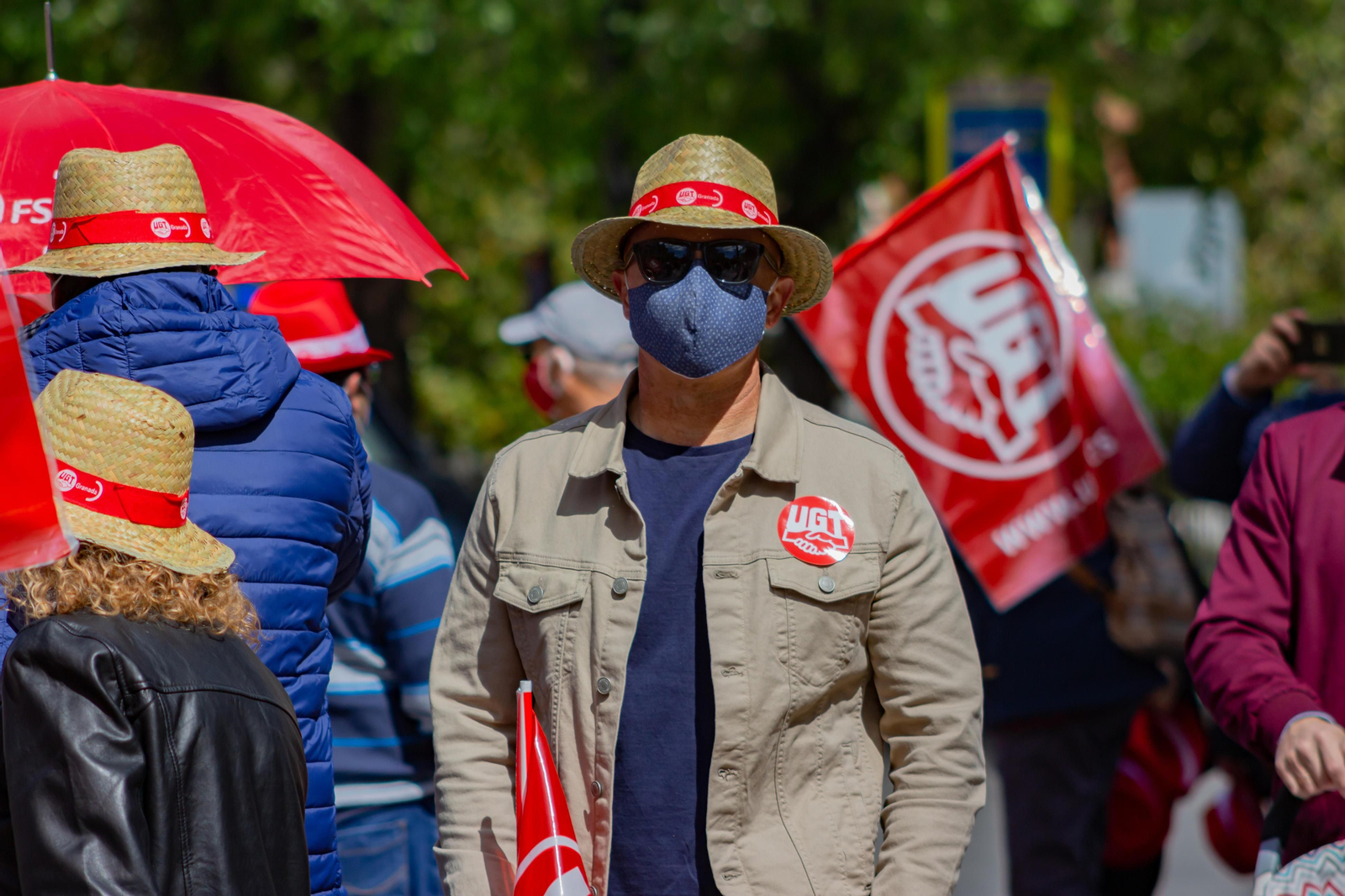 Fotos: Manifestación del 1º de Mayo en Granada