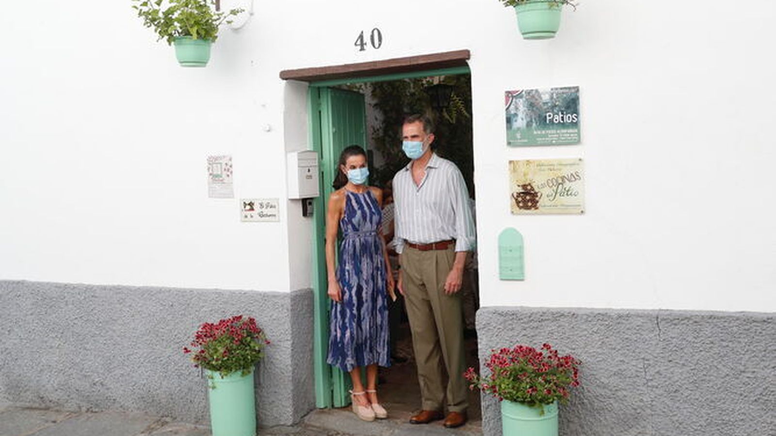 Los Reyes tuvieron oportunidad de hablar con algunas de las patieras con más raigambre del barrio