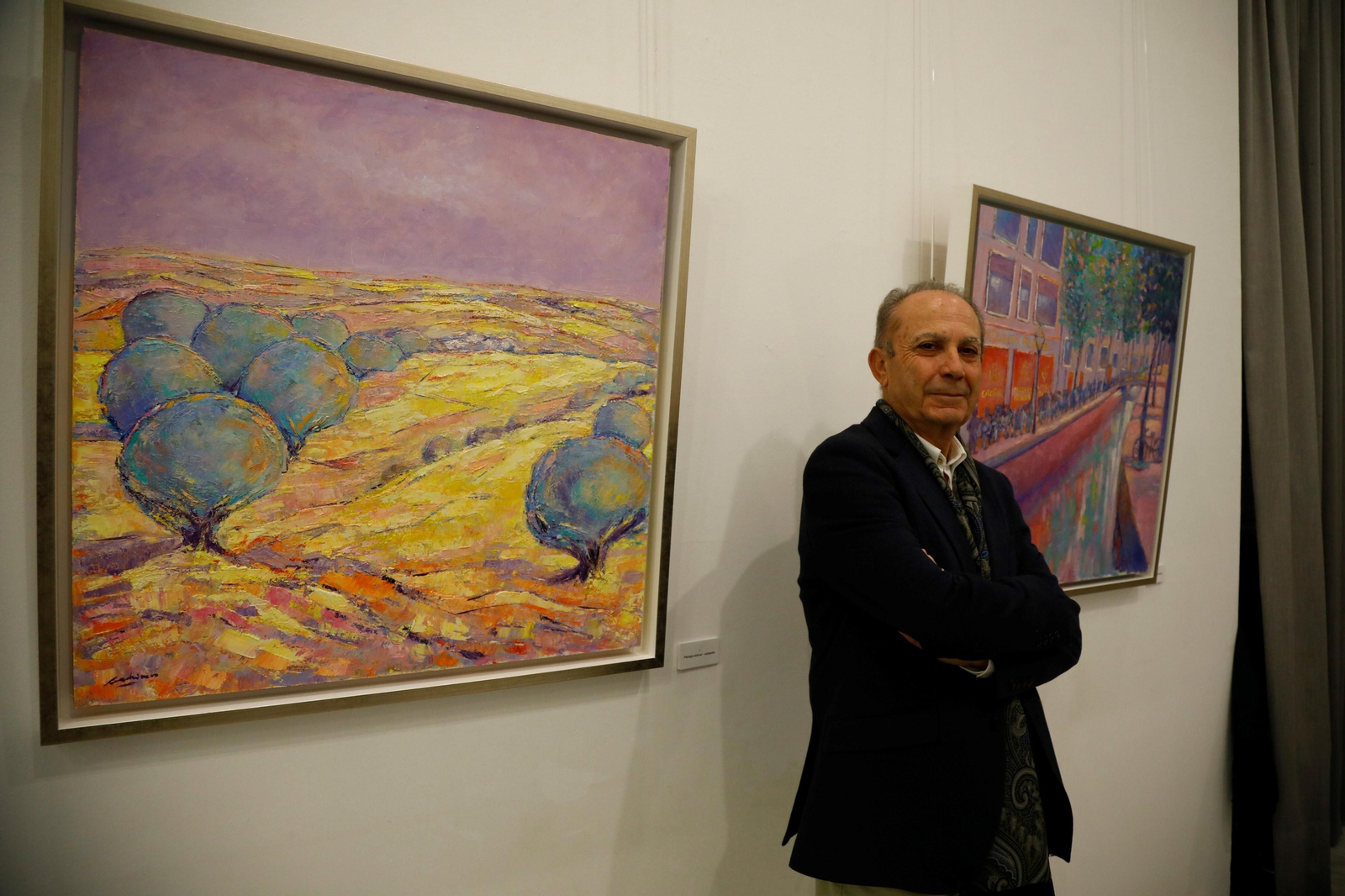 Miguel Cachinero expone su obra en el Real Círculo de la Amistad de Córdoba, en imágenes