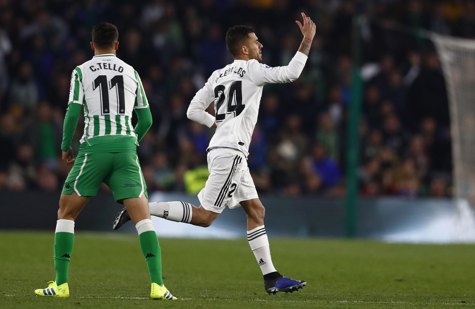 El Betis-Real Madrid, en imágenes.