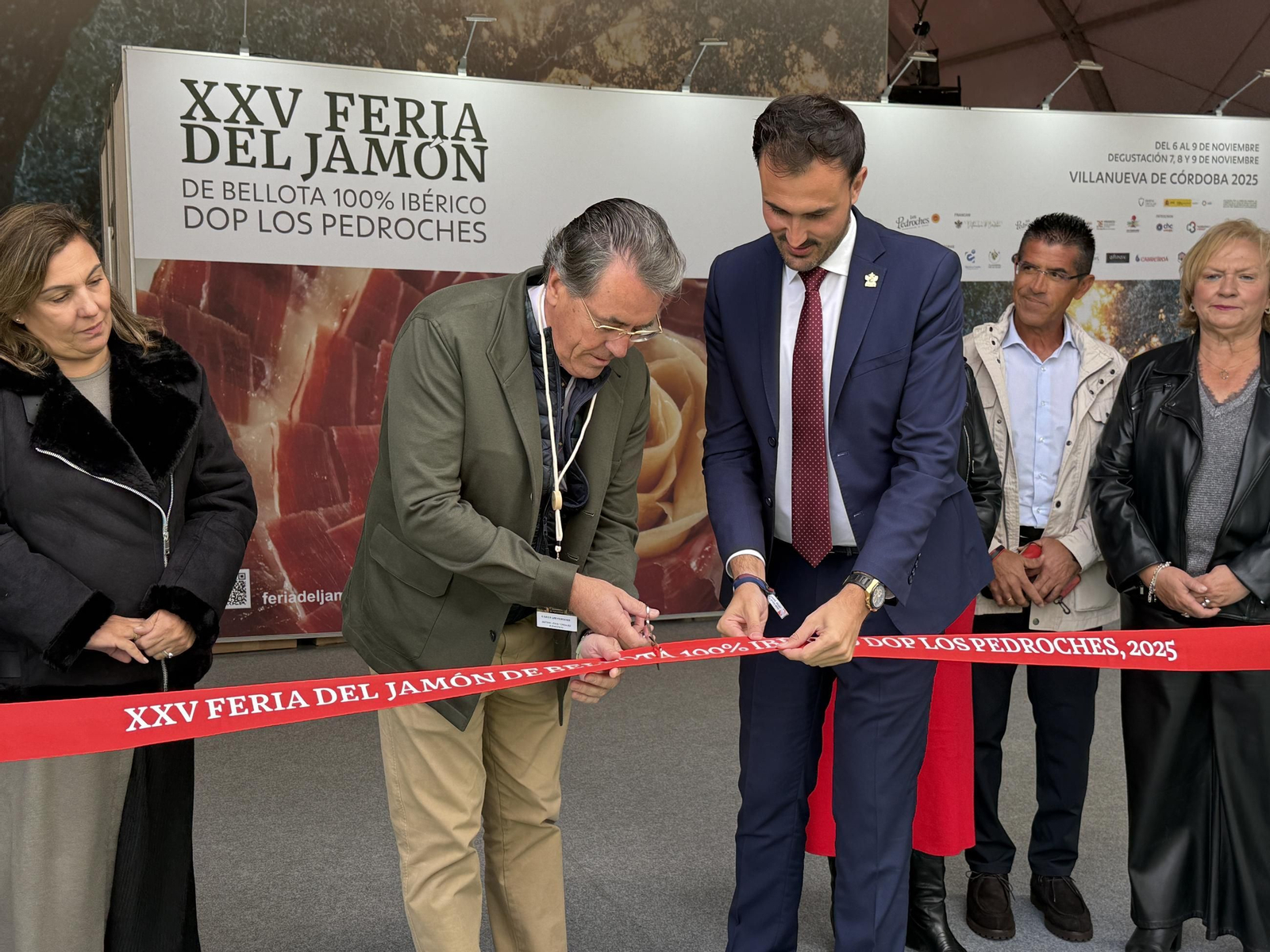 Inauguración de la XXV Feria del Jamón 100% Ibérico de Los Pedroches en Villanueva de Córdoba