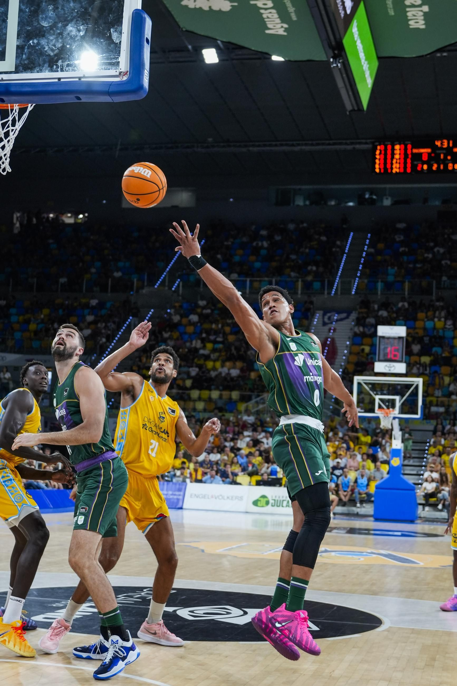 El Gran Canaria-Unicaja, en fotos