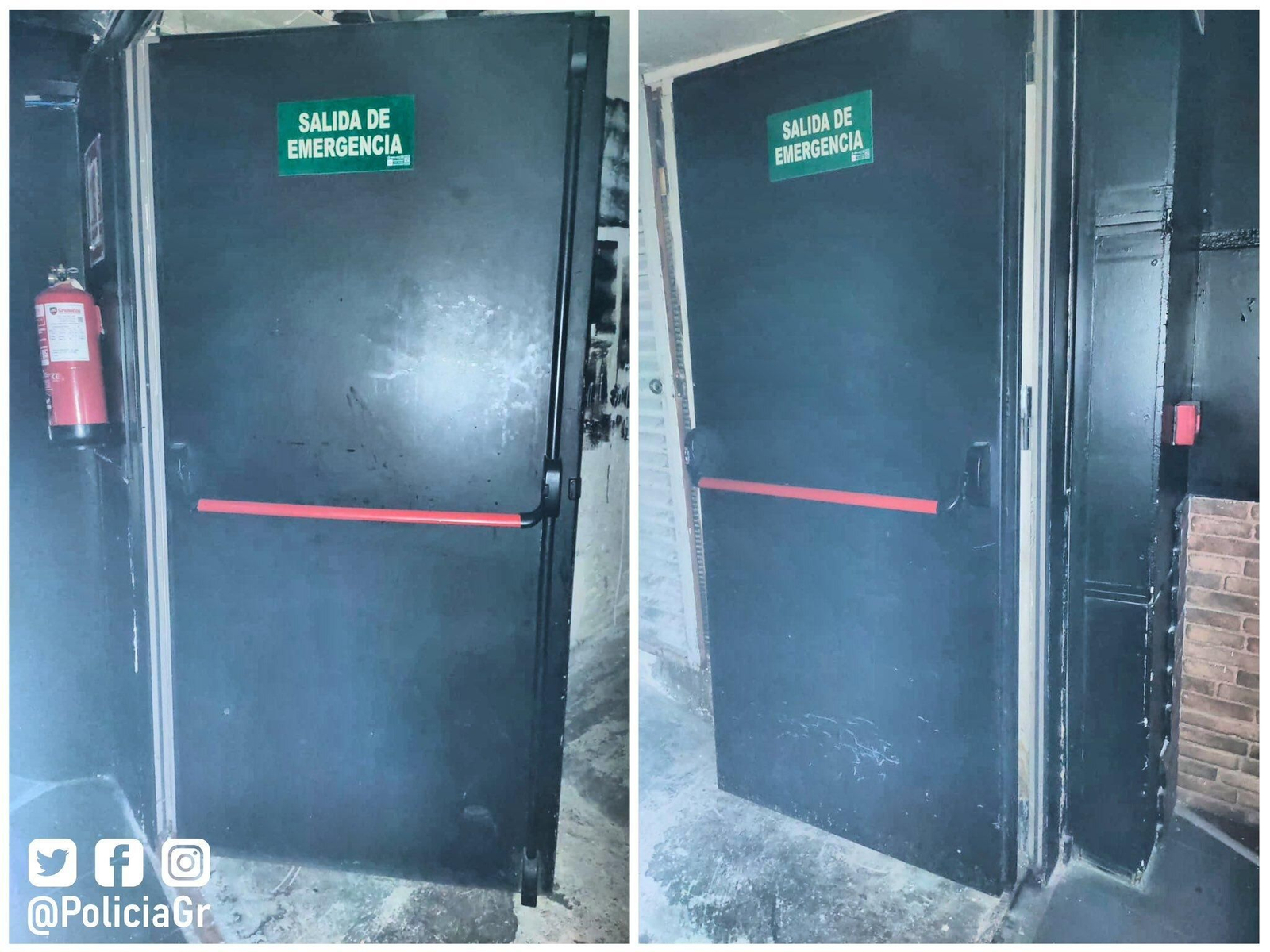 Clausuran una discoteca de Granada con las puertas de emergencia bloqueadas