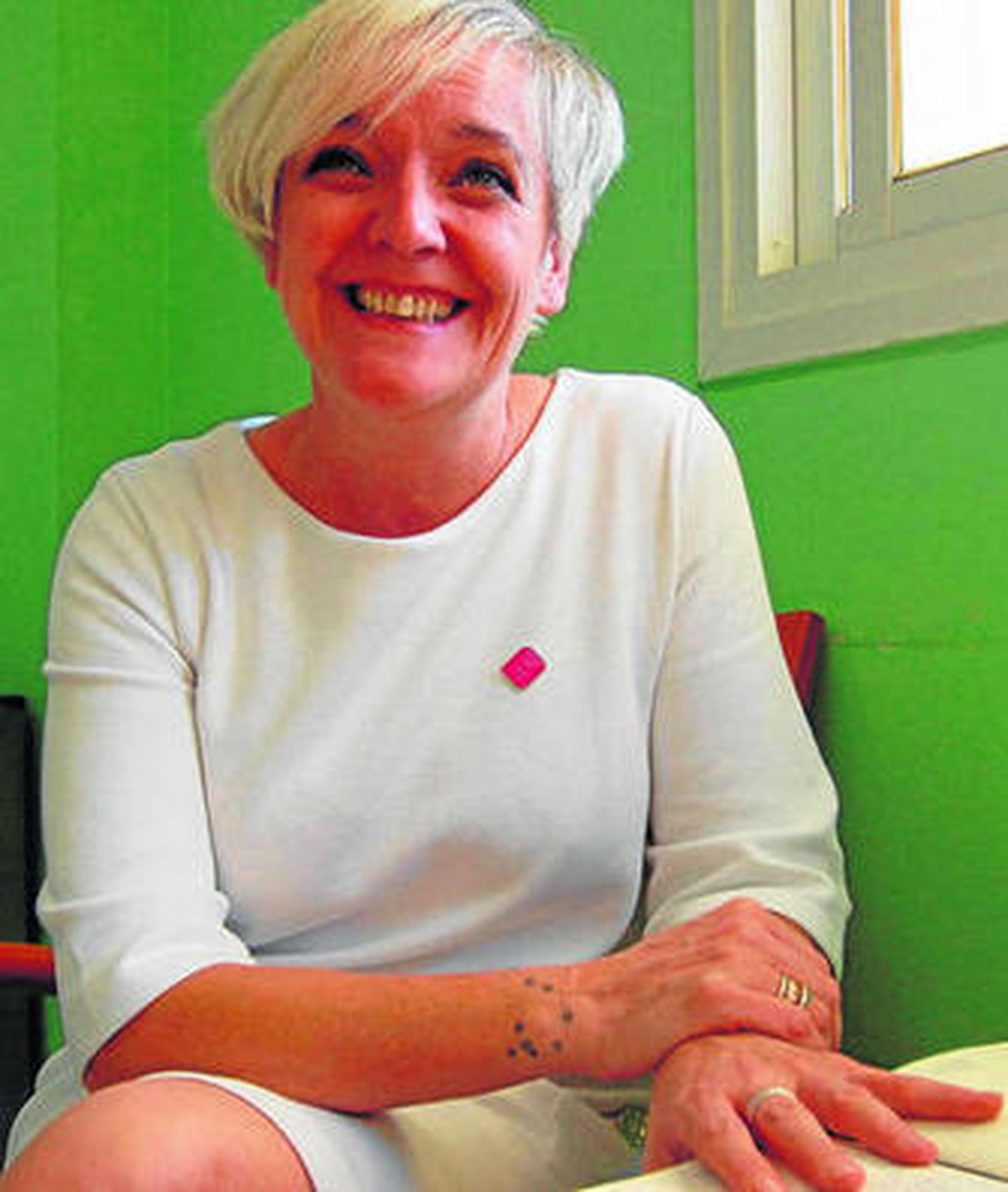 Paloma Medina, fotografiada el sábado en Motril, donde UPyD celebró sus cuatro años de existencia.