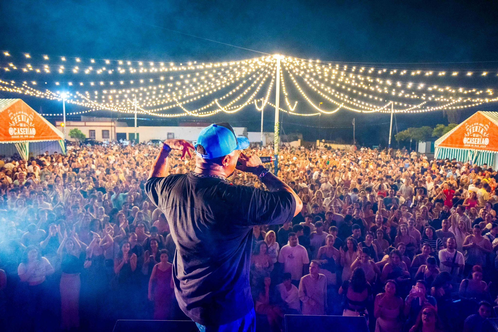 Las imágenes de la primera noche de la Feria de San Juan en La Casería