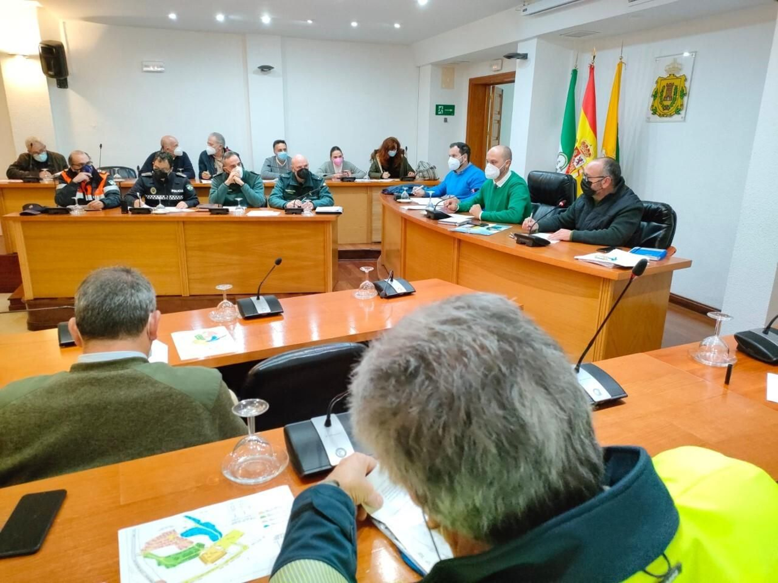 Los participantes en la reunión del Plan Romero de Los Barrios Los participantes en la reunión del Plan Romero de Los Barrios