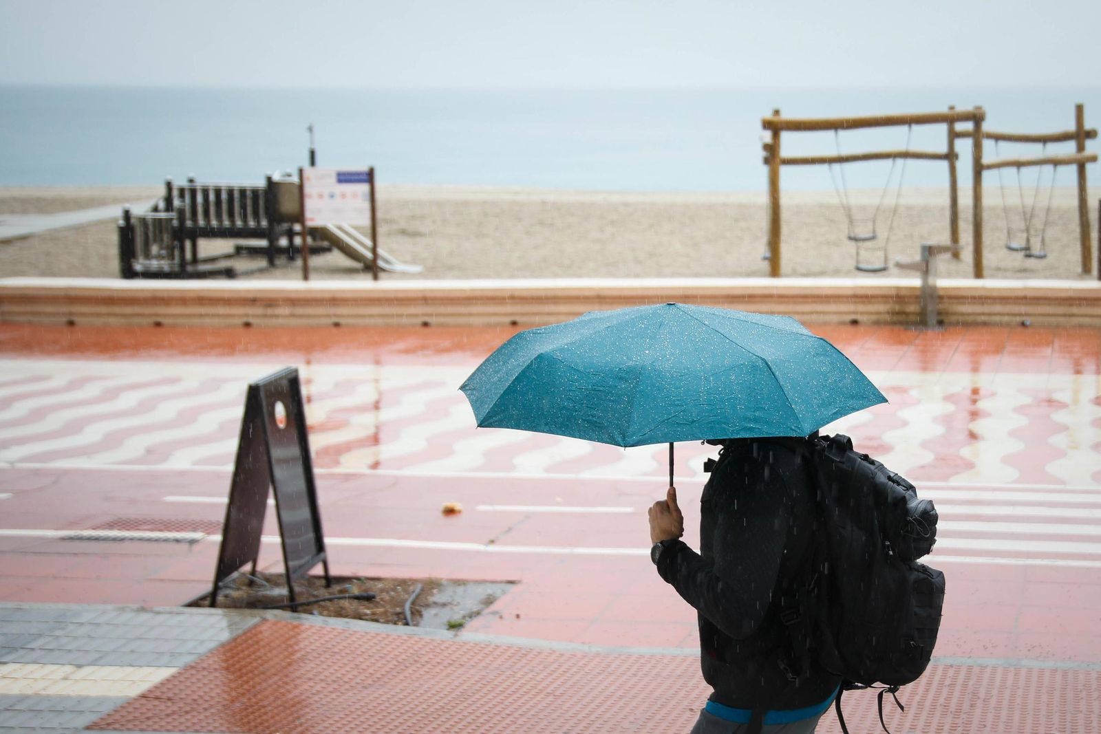 Las mejores imágenes de la lluvia en Almería