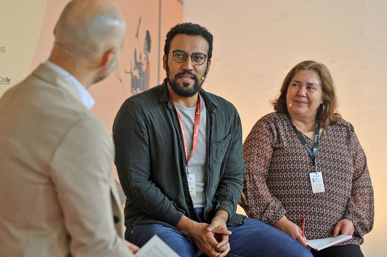 Imágenes de la sección Primera Pantalla para escolares y presentración de películas a concurso del 50 Festival de Huelva Cine Iberoamericano