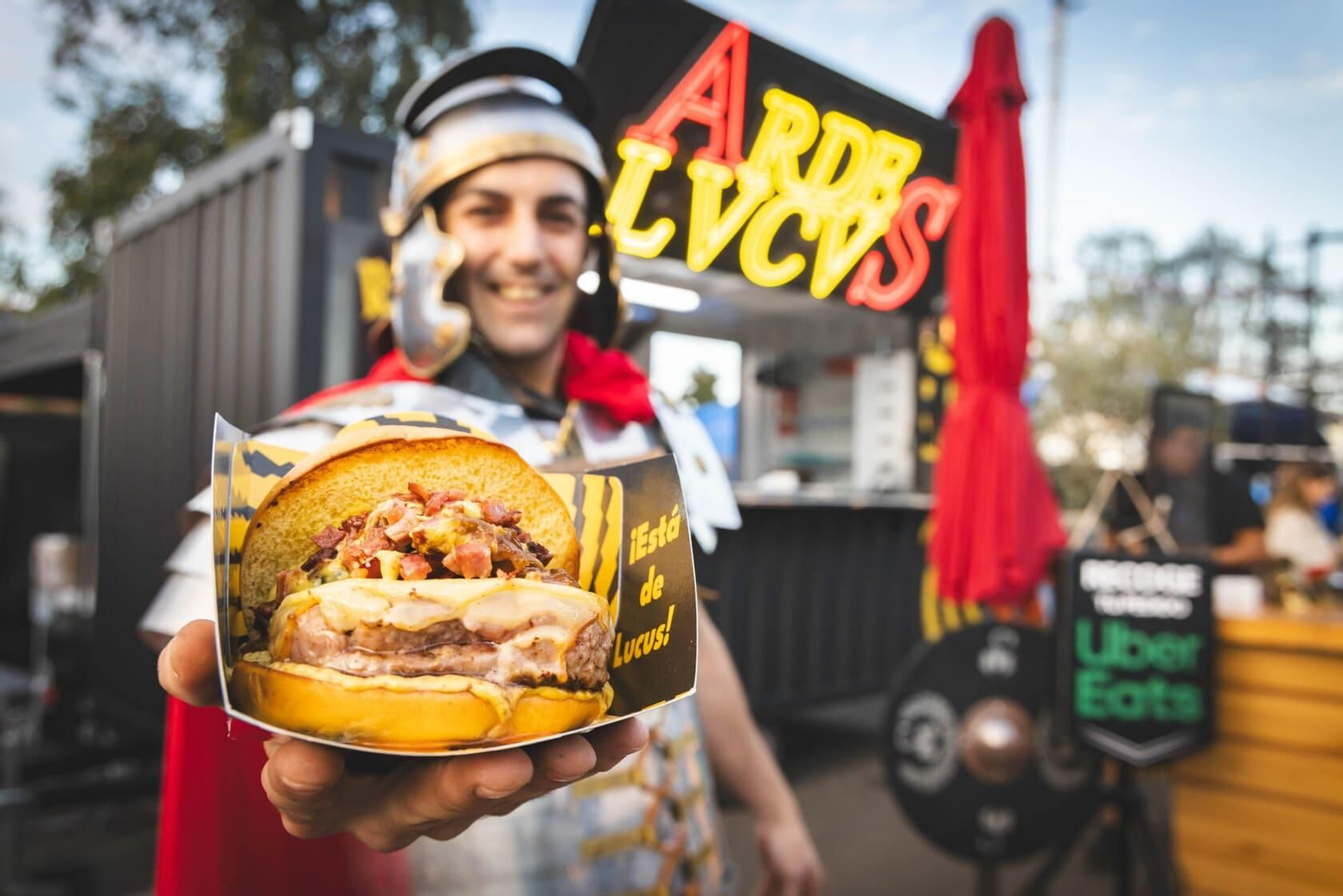 Imagen de archivo de una de las hamburguesas participantes en una edición de The Champions Burger