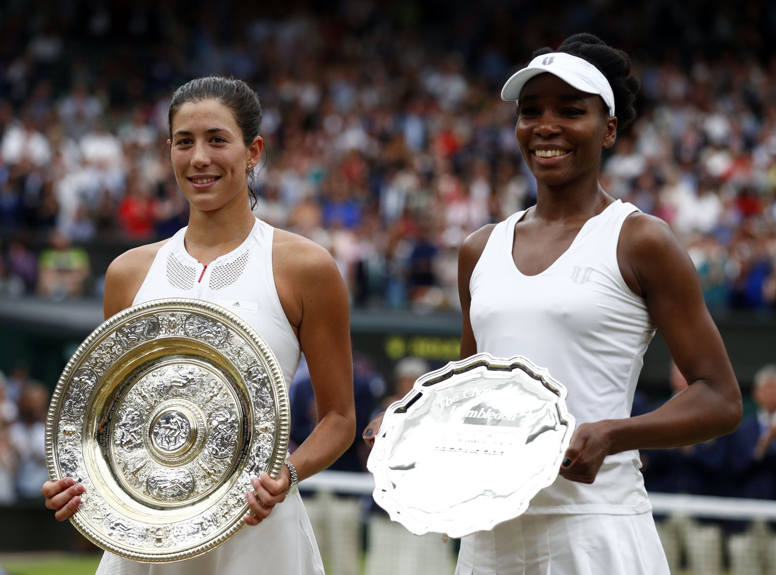 Las imágenes de la final Muguruza-Venus Williams de WImbledon