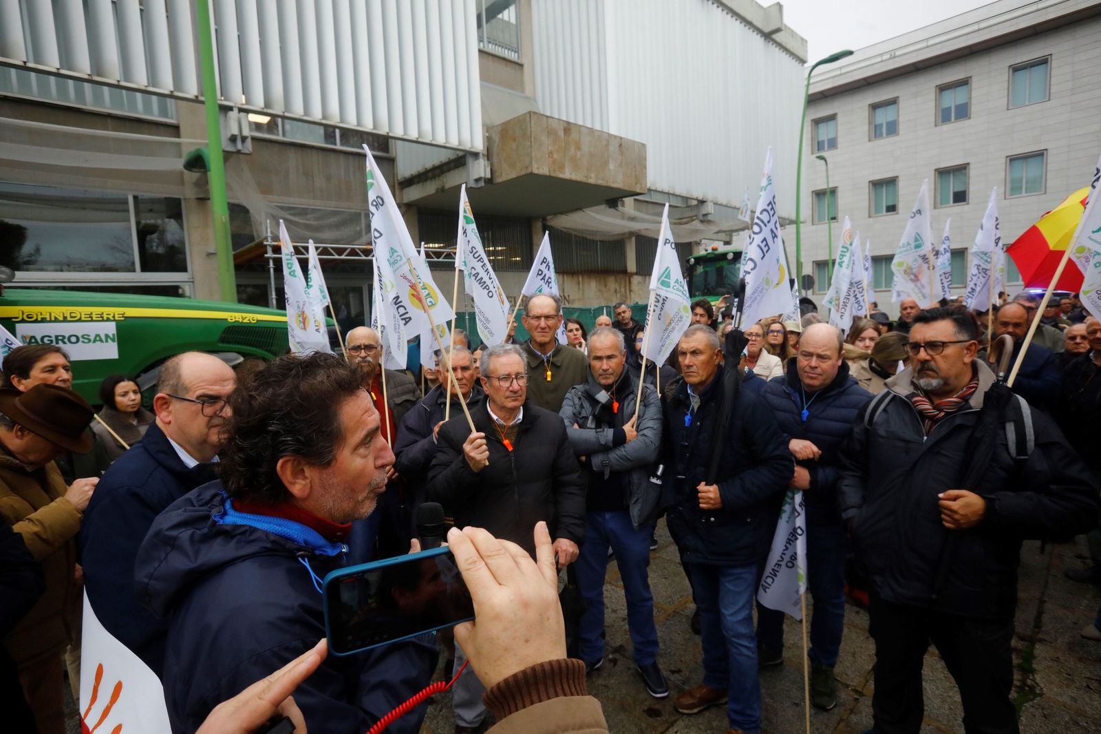 La protesta de los agricultores y ganaderos de Córdoba contra el acuerdo con Mercosur