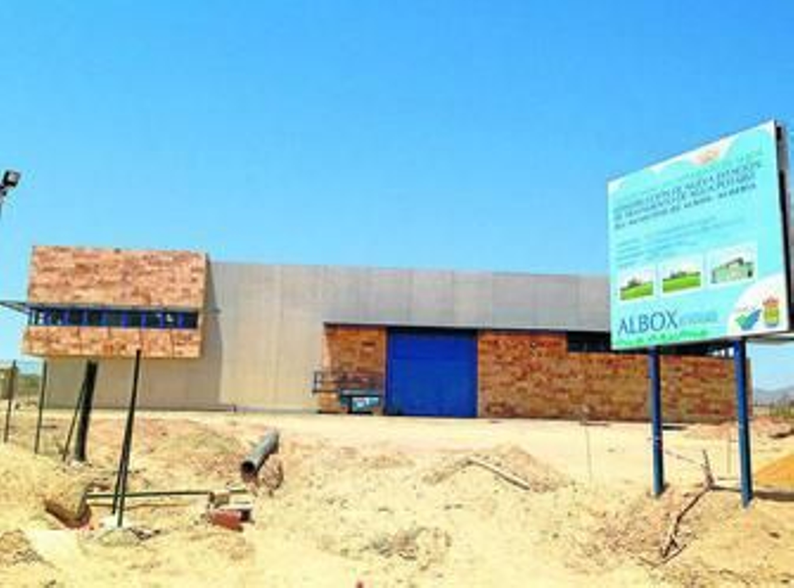 Las obras de la potabilizadora avanzan a buen ritmo.